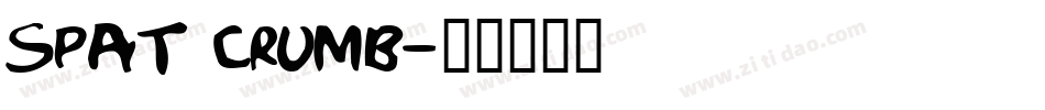 Spat Crumb字体转换